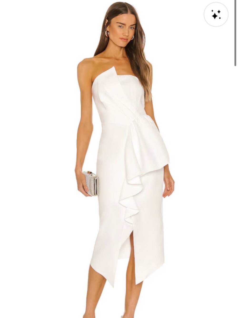 ELLIATT White Strapless Dress